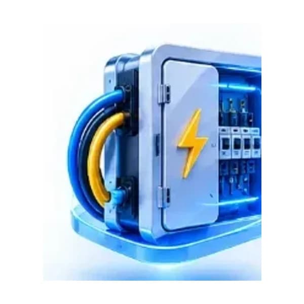 3D απεικόνιση ηλεκτρολογικού πίνακα FiberVolts